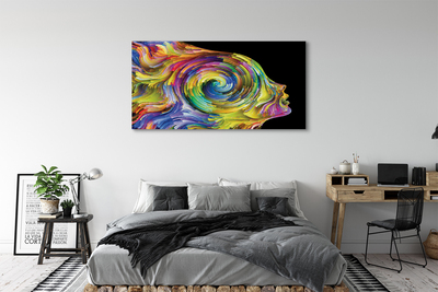 Obraz na płótnie Kolorowy Obraz Kobiety