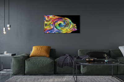 Obraz na płótnie Kolorowy Obraz Kobiety