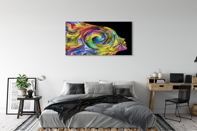 Obraz na płótnie Kolorowy Obraz Kobiety