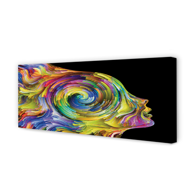 Obraz na płótnie Kolorowy Obraz Kobiety