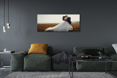 Fotoobraz na płótnie Para Młoda pod Niebem