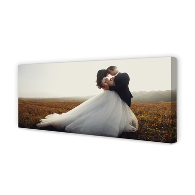 Fotoobraz na płótnie Para Młoda pod Niebem