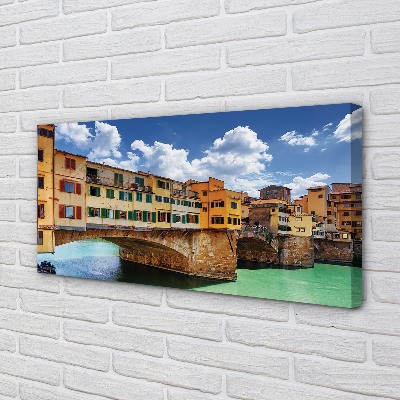 Obraz na płótnie Włochy Mosty rzeka budynki
