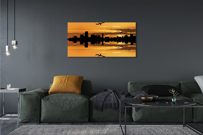 Duży obraz na płótnie Samoloty nad Słonecznym Miastem