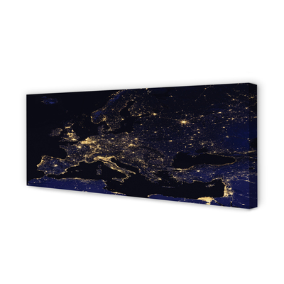 Duży obraz na płótnie Mapa Świata pod Niebem