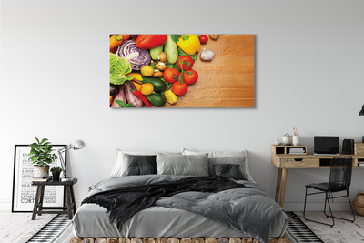 Zdjęcie na płótnie Warzywny Duet z Czosnkiem