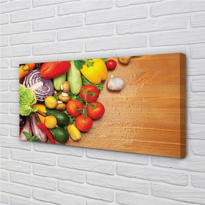 Zdjęcie na płótnie Warzywny Duet z Czosnkiem