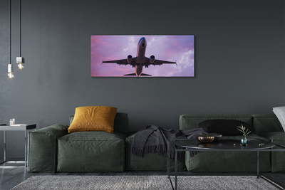 Obraz canvas na ścianę Samolot w Błękitnym Niebie