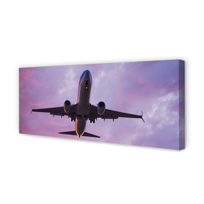 Obraz canvas na ścianę Samolot w Błękitnym Niebie