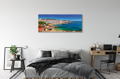 Obraz na płótnie Hiszpania Plaża miasto wybrzeże