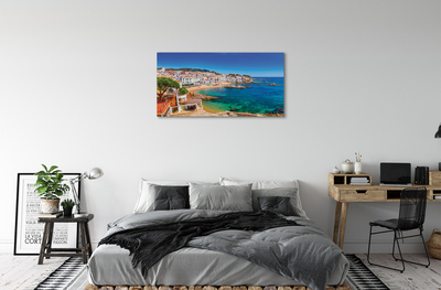 Obraz na płótnie Hiszpania Plaża miasto wybrzeże