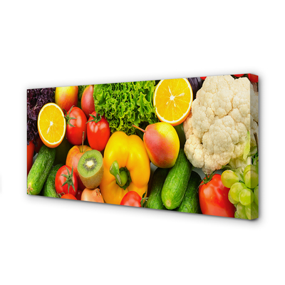 Fotoobraz na płótnie Zielona Kompozycja Warzywna