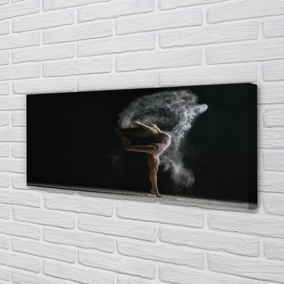 Duży obraz na płótnie Kobieta w Dymie