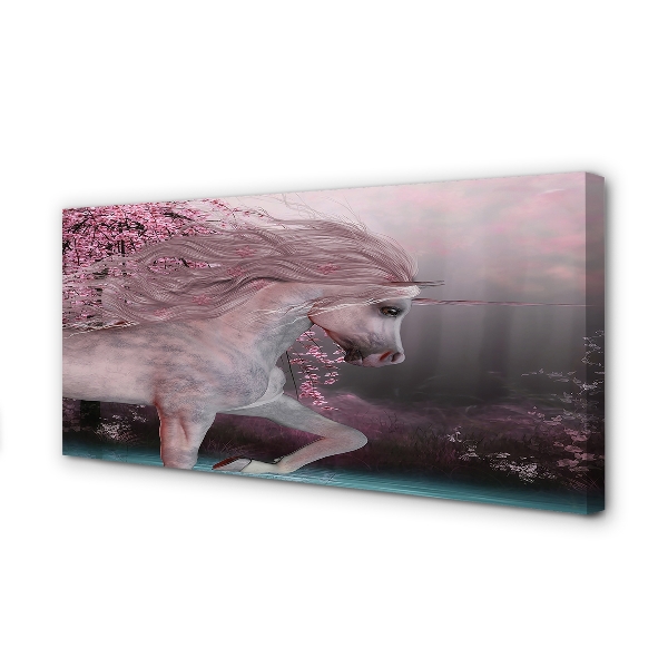 Zdjęcie na płótnie Jednorożec nad Jeziorem