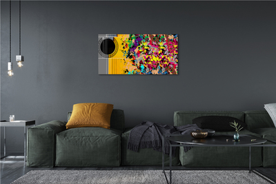 Zdjęcie na płótnie Artystyczna Gitara W Barwach