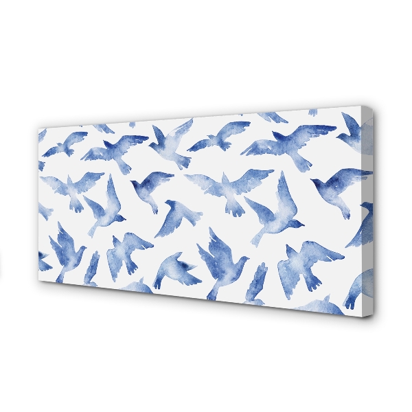 Obraz canvas na ścianę Ptaki w Stylu Malarskim