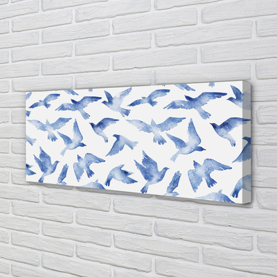 Obraz canvas na ścianę Ptaki w Stylu Malarskim