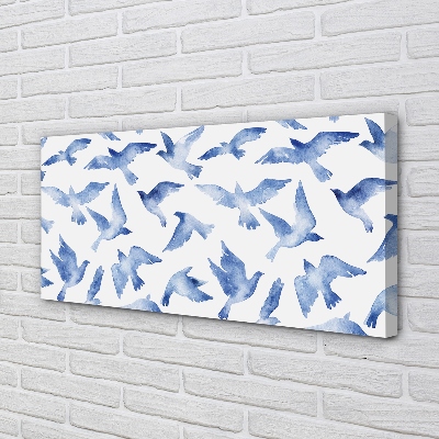 Obraz canvas na ścianę Ptaki w Stylu Malarskim