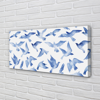 Obraz canvas na ścianę Ptaki w Stylu Malarskim