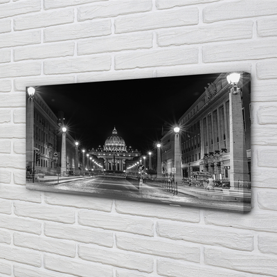 Obraz canvas na ścianę Droga do Zabytkowej Kaplicy