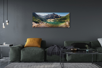 Zdjęcie na płótnie Góry i Jezioro