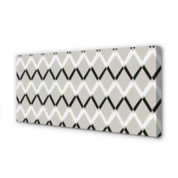 Obraz drukowany na płótnie Szlachetny Wzór Diamentowy