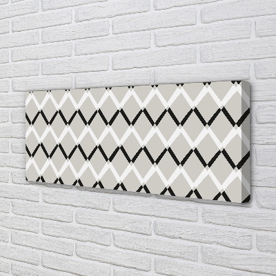 Obraz drukowany na płótnie Szlachetny Wzór Diamentowy