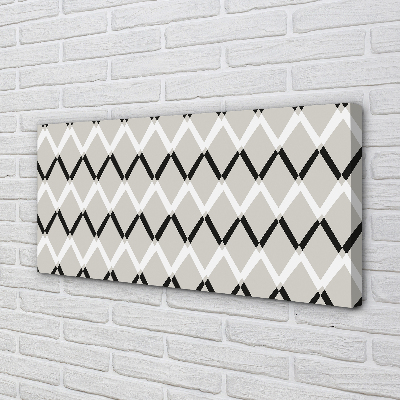 Obraz drukowany na płótnie Szlachetny Wzór Diamentowy