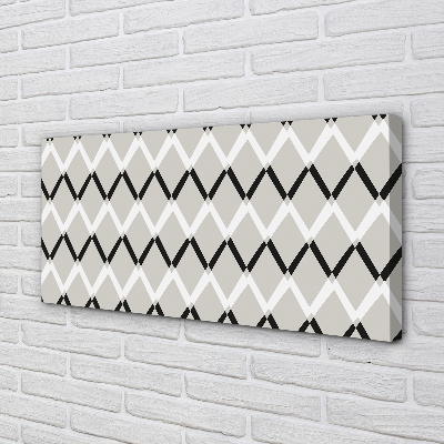 Obraz drukowany na płótnie Szlachetny Wzór Diamentowy