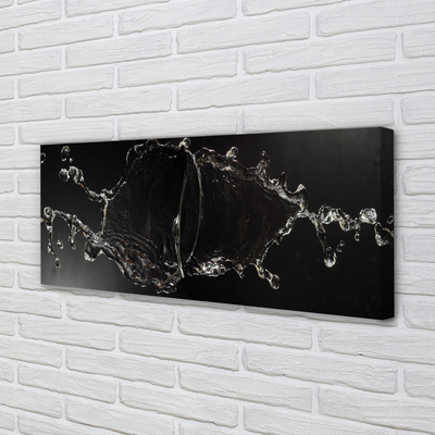 Obraz canvas na ścianę Dynamiczny Chlust Wody