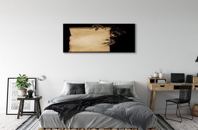 Obraz canvas na ścianę Kartka ze Straszną Postacią