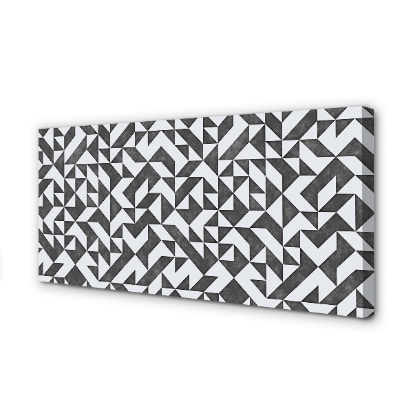 Obraz drukowany na płótnie Abstrakcyjne Wielokąty