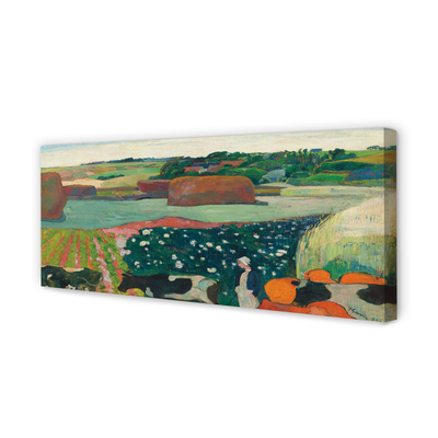 Obraz na płótnie Stogi siana w Bretanii - Paul Gauguin