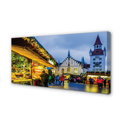 Obraz na płótnie Niemcy Stary rynek święta