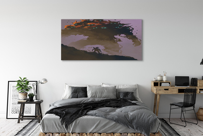 Obraz drukowany na płótnie Człowiek z Głowami