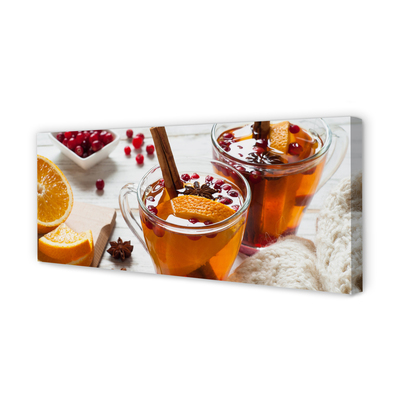 Obraz na płótnie Herbata zimowa kubek