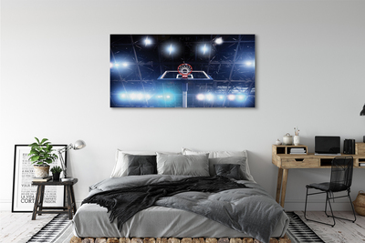 Obraz drukowany na płótnie Kosz W Blasku Reflektorów