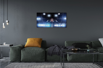 Obraz drukowany na płótnie Kosz W Blasku Reflektorów