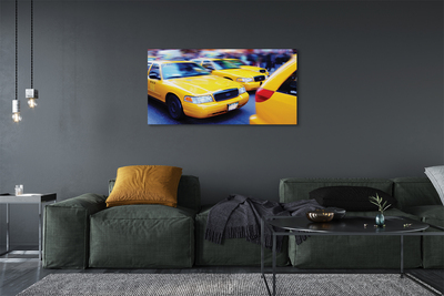 Obraz na płótnie Żółta Taksówka w Metropolii