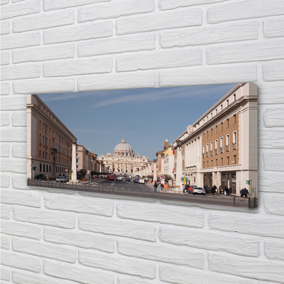 Obraz na płótnie Rzym Katedra budynki ulice