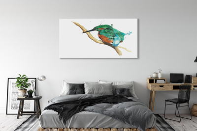 Obraz na płótnie Kolorowa malowana papuga