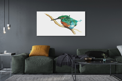 Obraz na płótnie Kolorowa malowana papuga