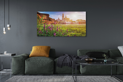 Fotoobraz na płótnie Wschód Słońca nad Niemiecką Rzeką