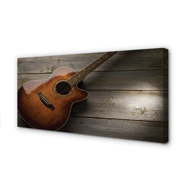 Duży obraz na płótnie Klasyczna Gitara Akustyczna