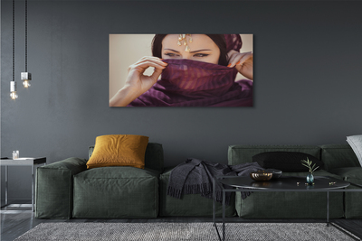 Obraz na płótnie Kobieta w Fiolecie