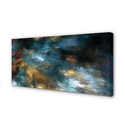 Zdjęcie na płótnie Abstrakcyjne Kolorowe Mazaje