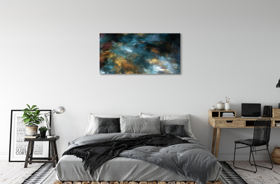 Zdjęcie na płótnie Abstrakcyjne Kolorowe Mazaje