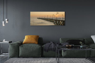 Obraz na płótnie Klasyczne Molo w Gdańsku