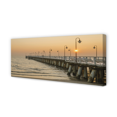 Obraz na płótnie Klasyczne Molo w Gdańsku