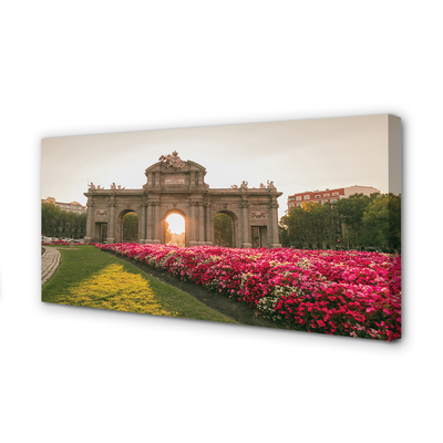 Obraz na płótnie Monumentalna Brama Alcala w Madrycie